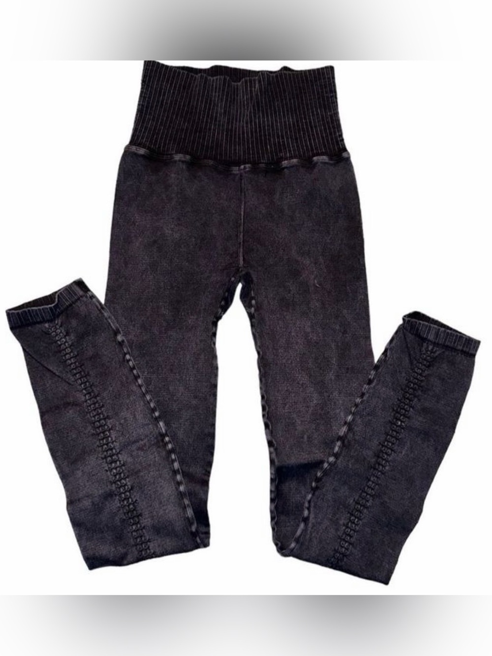 FP Movement Good Karma High-Rise full Length Leggings in Washed Black size M